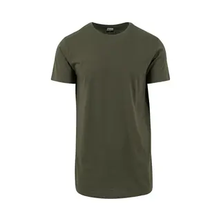 Urban Classics Geformtes Langarm-T-Shirt Crew Neck Kurzarm Baumwolle