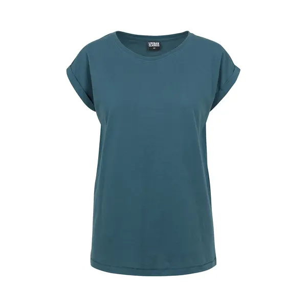 Urban Classics Ladies Extended Shoulder Tee T-Shirt Rundhals Kurzärmel Baumwolle, Trikot thumbnail