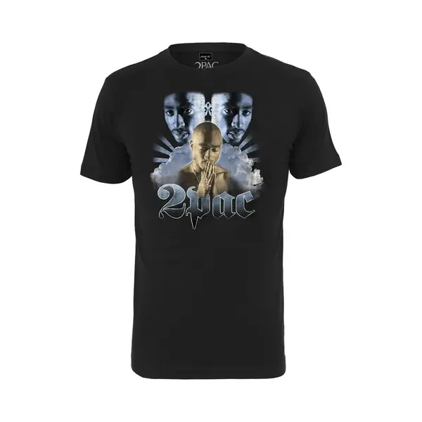 Mister Tee Herren T-Shirt Tupac Heaven Tee, Black, Xs, MT696 thumbnail