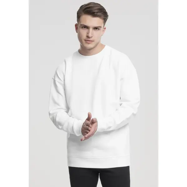 Urban Classics Herren Pullover, Regular Fit, Weiß, 3XL thumbnail