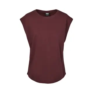 Urban Classics Ladies Basic Shaped Tee Cherry 5XL
