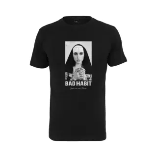 Mister Tee, Herren, Shirts, Bad Habit Tee, Schwarz, (L)
