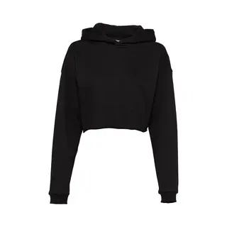 Urban Classics Ladies Oversized Cropped Hoody Kapuzenpullover Schwarz In Xl