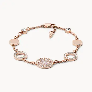 Fossil JF01739791 Armband Perlenarmband Damen Edelstahl