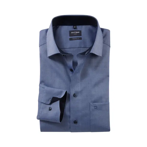 Olymp, Herren, Hemden, Business Hemden, Blau, (46) thumbnail