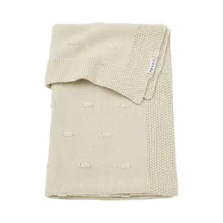 Deken Babybedje Meyco Knots Soft Sand 100x150