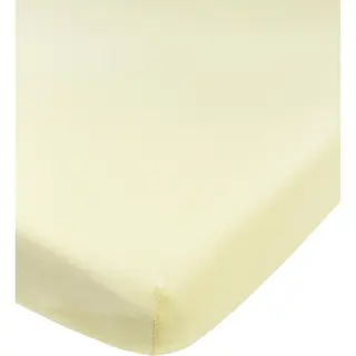 Meyco, Vast Laken Babybedje, Home Jersey Hoeslaken 90x200 Zacht Geel