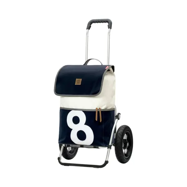 Andersen Shopper Trolley Donkerblauw / Offwhite thumbnail