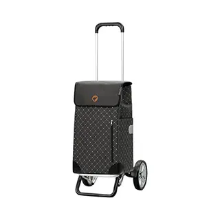 Andersen Einkaufstrolley - Alu Star Shopper Sofia Anthrazit 43 L Einkaufen, Groß, Aluminium, Höhenverstellbar, Räder Abnehmbar