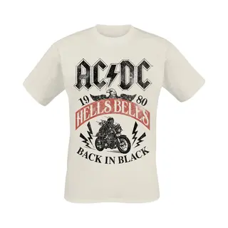 Ac/Dc Hells Bells 1980 T-Shirt Beige