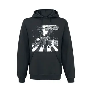 Beatles, The Trui Met Capuchon - Abbey Road - S Tot Xxl - Voor Mannen - Zwart