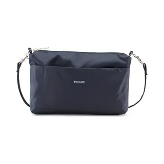 Picard Umhängetasche, Switchbag 7840, Farbe Midnight/Blau, Feinnylon, 20x15x3cm, Reißverschluss, Mehrere Praktische Fächer, Abnehmbare