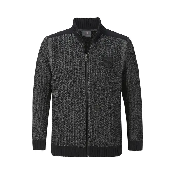Jan Vanderstorm Vest Zwart, Effen thumbnail