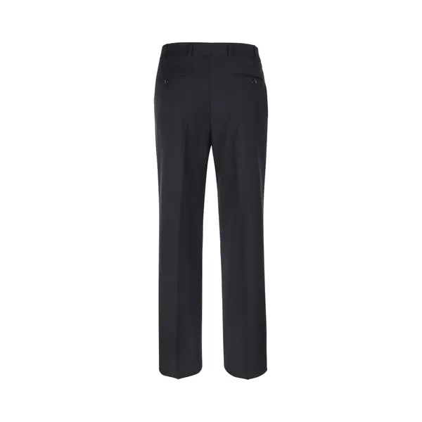 Babista Broek Met Platte Voorkant Zwart, Effen thumbnail