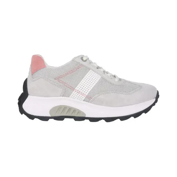 Gabor Rollingsoft Sensitive 26.914.40 - Dames Rollende Wandelsneaker - Grijs - Maat 42 (Eu) 8 (Uk) thumbnail