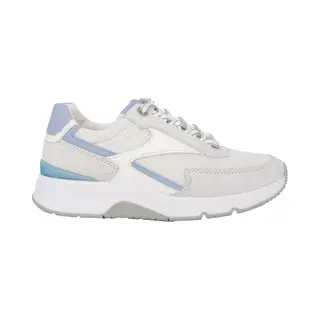 Gabor Rollingsoft Sensitive 26.895.51 - Dames Rollende Wandelsneaker - Wit - Maat 40.5 (Eu) 7 (Uk)