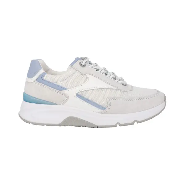 Gabor Rollingsoft Sensitive 26.895.51 - Dames Rollende Wandelsneaker - Wit - Maat 40.5 (Eu) 7 (Uk) thumbnail