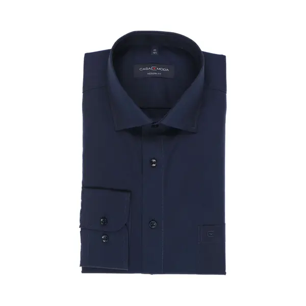 Casa Moda Overhemd Blauw, Faux-uni thumbnail
