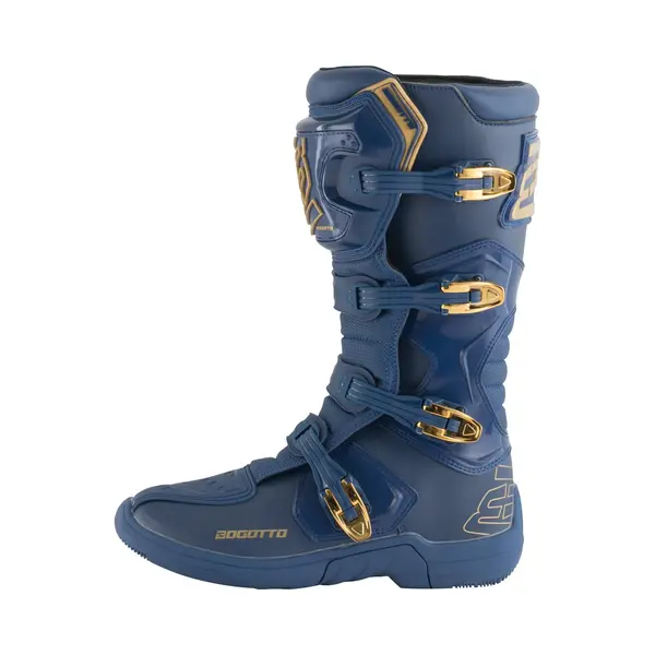 Bogotto Mx-5 Motocross Stiefel, Blau/gold, 43 thumbnail