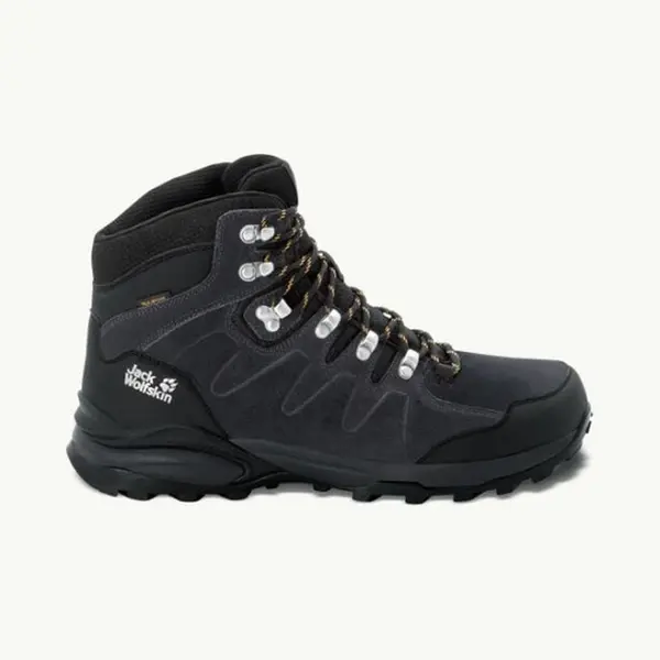 Jack Wolfskin Herren Refugio Texapore Mid M Walking Schuh, Phantom Burly Yellow Xt, 48 Eu thumbnail