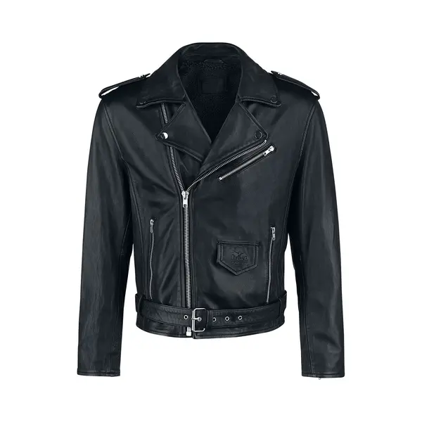 Black Premium By Emp The Road Crew Lederjacke Schwarz In M thumbnail