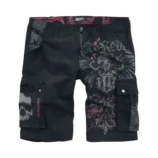 Rock Rebel By Emp Garageland Shorts Anthracite