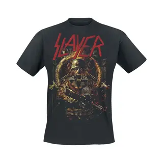 Slayer Comic Book Cover T-Shirt Black