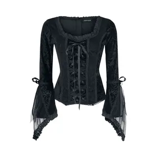 Gothicana By Emp Rosemary Long-sleeve Shirt Black