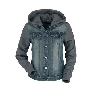 Red By Emp Denim Soul Jeans Jacket Blue Grey