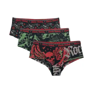 Rock Rebel By Emp Panty - Trigger - L Tot Xl - Voor Vrouwen - Zwart
