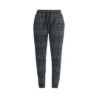Full Volume By Emp Stoffen Broek - Relax - Take It Easy - S Tot 5XL - Voor Vrouwen - Zwart-wit