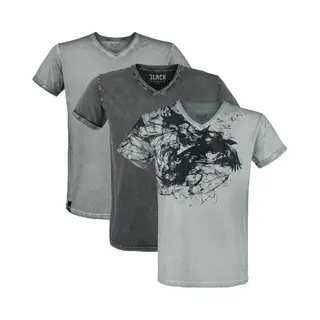 Black Premium By Emp Heavy Soul Poloshirt Grau In Xl