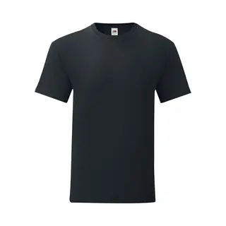 Fruit Of The Loom Iconic T-Shirt Schwarz In S