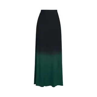 Black Premium By Emp Save Tonight Maxi Skirt Black Green