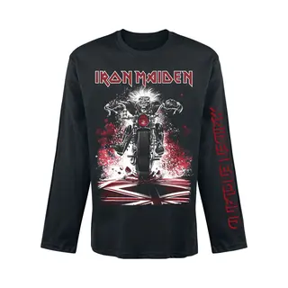Iron Maiden Eddie Bike Long-sleeve Shirt Black