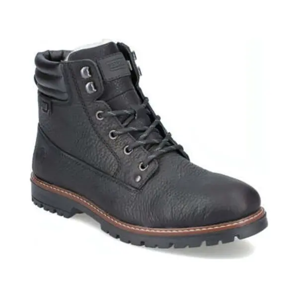 Rieker Herren Schnürstiefeletten F3600, Männer Stiefeletten, Wasserabweisend, RiekerTEX, Stiefel, Bootee, Booties, schwarz (00), 41 Eu / 7.5 Uk thumbnail