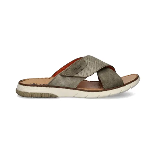Rieker Slippers Grijs Synthetisch - Maat 45 thumbnail
