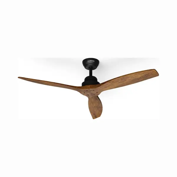 Klarstein Santa Elena Deckenventilator – 52" (132 Cm), Fernbedienung, 3 Echtholzflügel, 6 Geschwindigkeiten, Sommer & Wintermodi, Leise, 9.060 thumbnail