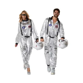 Dressforfun Astronauten Kostüm, Karneval Kostüm Damen, Karneval Kostüm Herren, Astronaut Kostüm, Partner Kostüm, Gruppen Kostüm,
