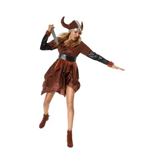 Tectake Dressforfun - Dameskostuum Viking - L - Verkleedkleding Carnaval - Halloween - Verkleden - Feestkleding - Carnavalskleding - Feest - Partykleding