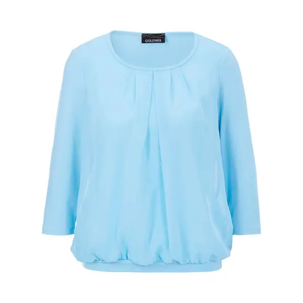 Goldner Blouse Lichtblauw thumbnail