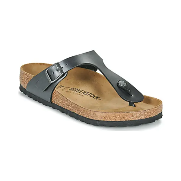 Birkenstock, Damen, Sandalen, Gizeh Bf Metallic Black, Schwarz, (36) thumbnail