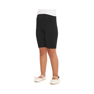 Merry Style Mädchen Kurze Leggings Aus Baumwolle MS10-227 (Schwarz, 158 Cm)
