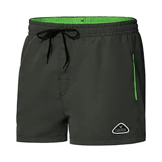 Ladeheid Herren Badehose Kurz Schwimmshorts Badeshorts Schwimmhose LAZA1001 (Titan Hellgrün, 6XL)