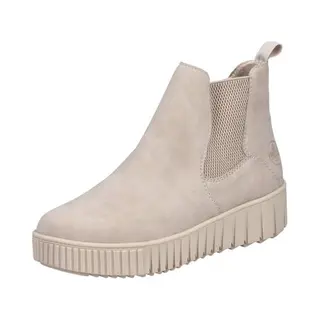 Rieker Damen Klassische Stiefeletten Y6151, Frauen Stiefeletten, Lose Einlage, uebergangsschuhe, uebergangsstiefel, Boots, beige (63), 39 Eu / 6 Uk
