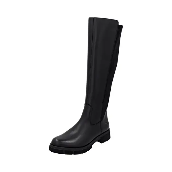 Remonte D2S74-00 Damen Leder Und Synthetik Schwarz Stiefel thumbnail