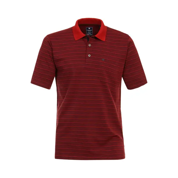 Redmond Casual Polo Shirt Korte Mouw Rood thumbnail