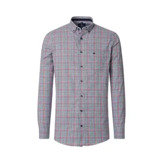 Redmond Casual Overhemd Rood, Ruit