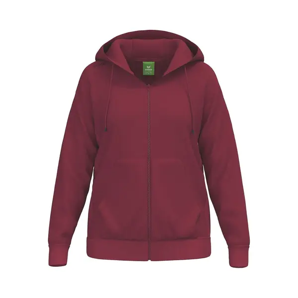 Erima Ts Hoody Jacket Damen - New Bordeaux - 38 thumbnail
