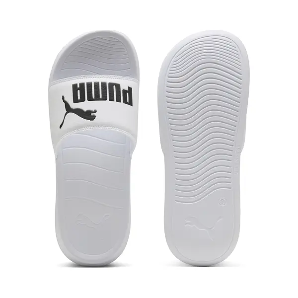 Puma Unisex Adults Popcat 20 Slide Sandals, Puma White-Puma Black, 3 Uk thumbnail